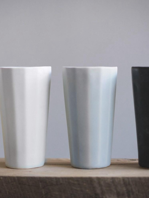 Porcelain Pint Cup - Smoke Gray
