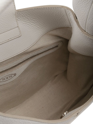 Tod's Logo Embossed Shoulder Bag