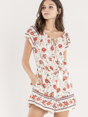 Floral Getaway Romper