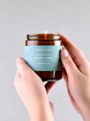 Cypress & Fig Soy Candle