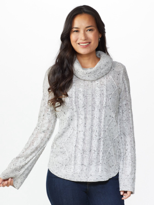 Westport Novelty Sleeve Curved Hem Sweater