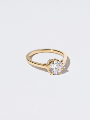 Sun & Moon Ring - White Diamond