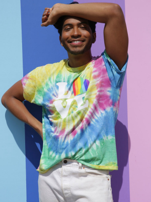 Unisex Tie-dye Love Graphic Tee