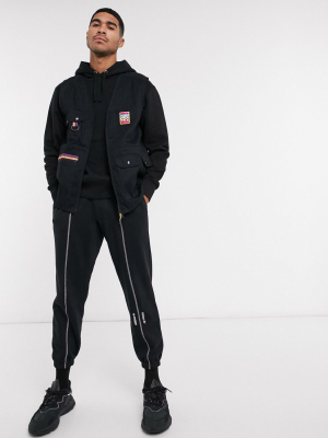 Adidas Originals Adiplore Vest In Black