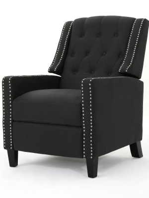Izidro Tufted Recliner - Christopher Knight Home
