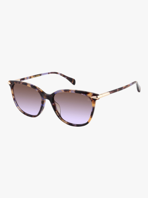 Gradient-lense Round Sunglasses