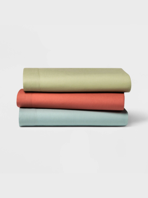 Solid Easy Care Percale Cotton Sheet Set - Opalhouse™