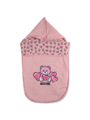 Moschino Kids Teddy Bear Printed Sleeping Bag