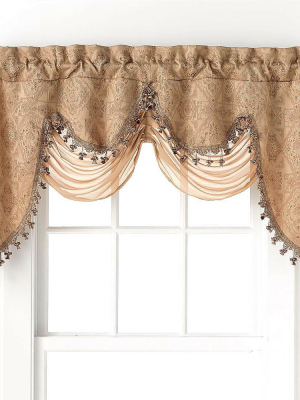 Goodgram Georgina Ultra Luxurious Fringed Austrian Window Valance