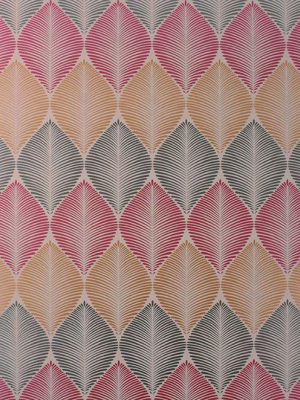 Leaf Fall Wallpaper In Brown And Pink Color By Osborne & Little