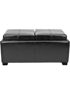 Storage Ottomans Black - Safavieh