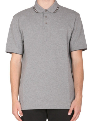 Z Zegna Logo Embroidered Short-sleeved Polo Shirt