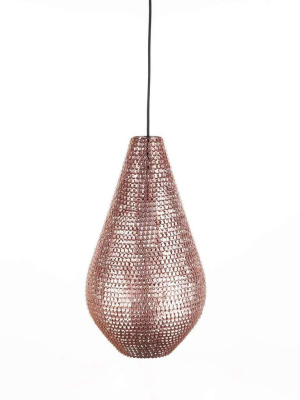 Miz Hammered Copper Pendant Lamp