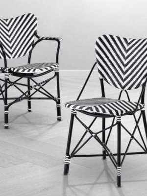 Eichholtz Colony Dining Chair - Black & White