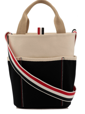 Thom Browne Double Face Large Bucket Bag