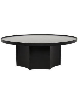 Noir Rome Black Metal Coffee Table