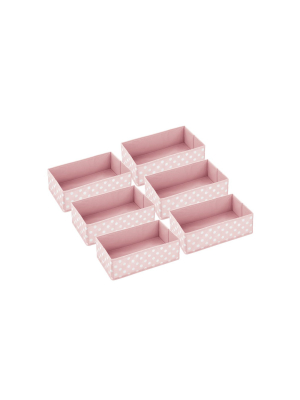 Mdesign Fabric Child/kids Dresser Drawer Organizer Storage, 6 Pack