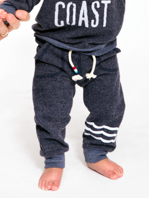 Sol Angeles Babys Essential Hacci Jogger- Indigo