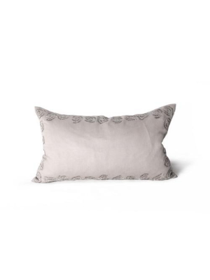 Gobi Rosette Border Pillow Design By Bliss Studio