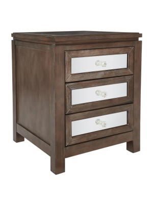 Leyton Accent Chest Dark Taupe - Osp Home Furnishings