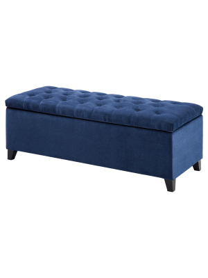 Tufted Top Storage Bench