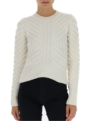 Alexander Mcqueen Asymmetric Knitted Sweater