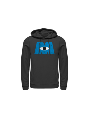 Men's Monsters Inc Eye Logo Pull Over Hoodie