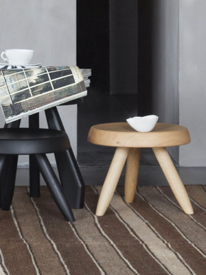 Charlotte Perriand Tabouret Berger Stool In Oak By Cassina