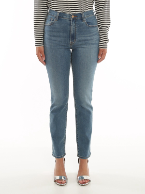 J Brand Ruby Straight-leg Cropped Jeans