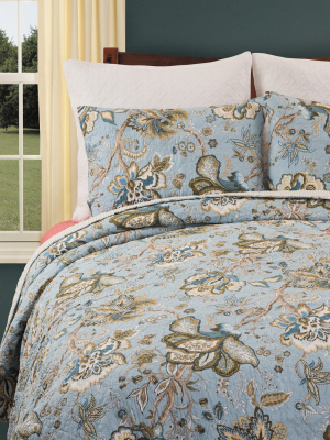 C&f Home Bethany Blue Quilt