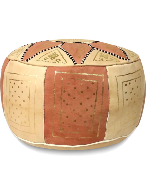 Fez Moroccan Pouf Pink