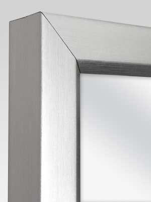 Rectangle Leaner Floor Mirror Silver - Threshold™