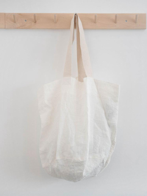 Linen Tote Bag - Cream