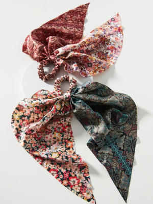 Kachel Holly Scarf Scrunchie Set