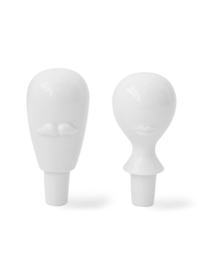 Mr. & Mrs. Muse Bottle Stopper Set