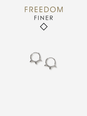 **spike Clicker Hoop Earrings