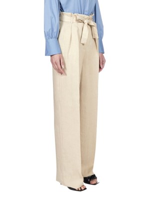 Max Mara Studio Tie Waist Trousers