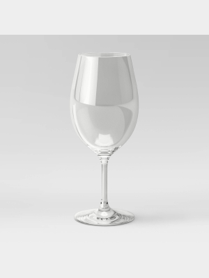 20oz Plastic Stemmed Wine Glass - Threshold™