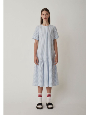 Just Female Payton Dress / Chambray Stripe