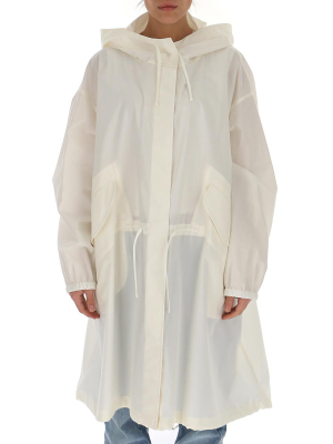 Jil Sander Logo Print Rain Jacket