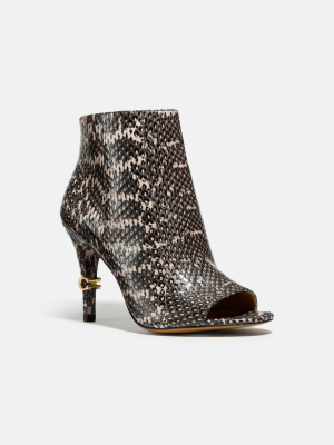 Remi Bootie In Snakeskin