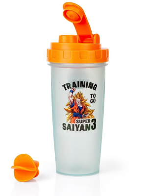 Just Funky Dragon Ball Z Super Saiyan Goku Gym Shaker Bottle