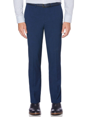 Slim Fit Stretch Textured Slub Suit Pant