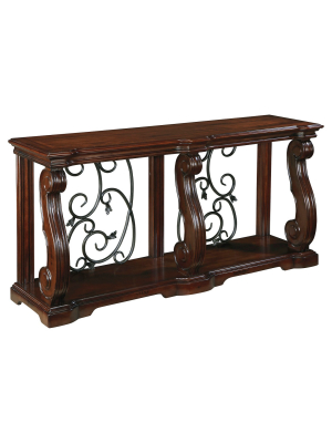 Alymere Console Table Rustic Brown - Signature Design By Ashley