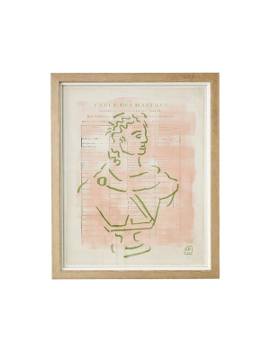 Painterly Archival Print In Blush