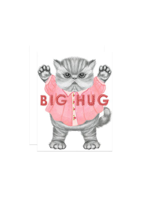 Big Hug Kitten Card By Dear Hancock