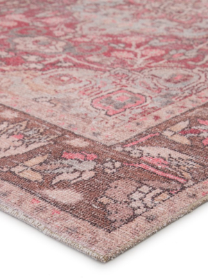 Edita Medallion Pink & Blue Rug