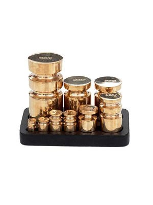 Churn Brass Metric Weights And Stand