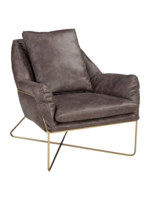 Crosshaven Accent Chair Dark Gray - Signature Design By Ashley