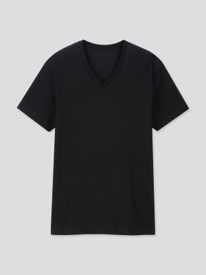 Men Packaged Dry V-neck Short-sleeve T-shirt